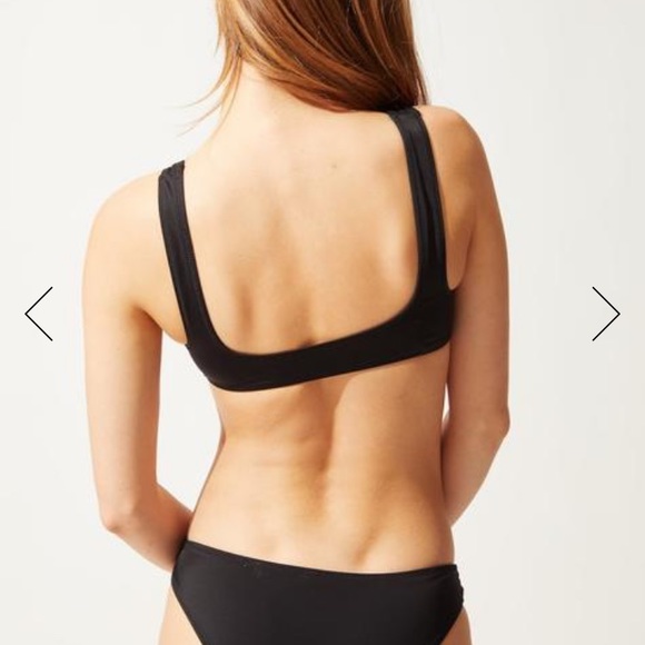 Solid & Striped Elle Bikini Swim Bottom Black - Picture 2 of 5